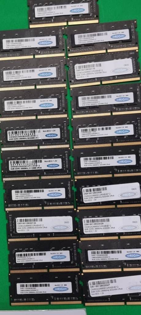 2x 16gb (32gb) DDR4 SODIMM LAPTOP NOTEBOOK SFF MEMORY MODULES ORIGIN KIT 2666MHZ