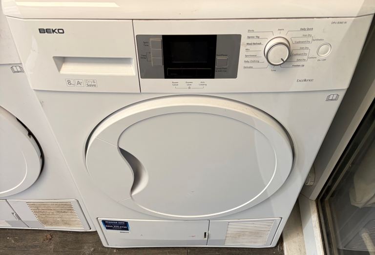 Beko Tumble Dryer – White, Good Condition