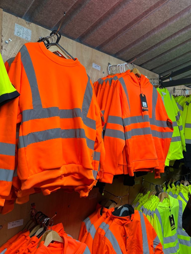 Large selection of hi vis and workboots