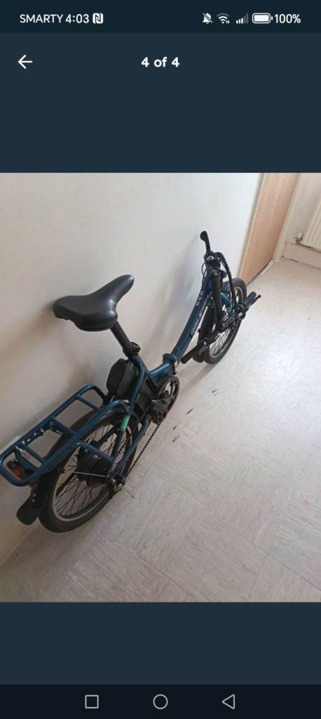 Electric Raleigh fold up bike 