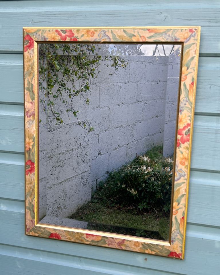 Colourful Rectangular Hanging Wall Mirror
