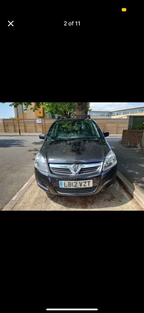 Vauxhall, ZAFIRA, MPV, 2012, Manual, 1598 (cc), 5 doors