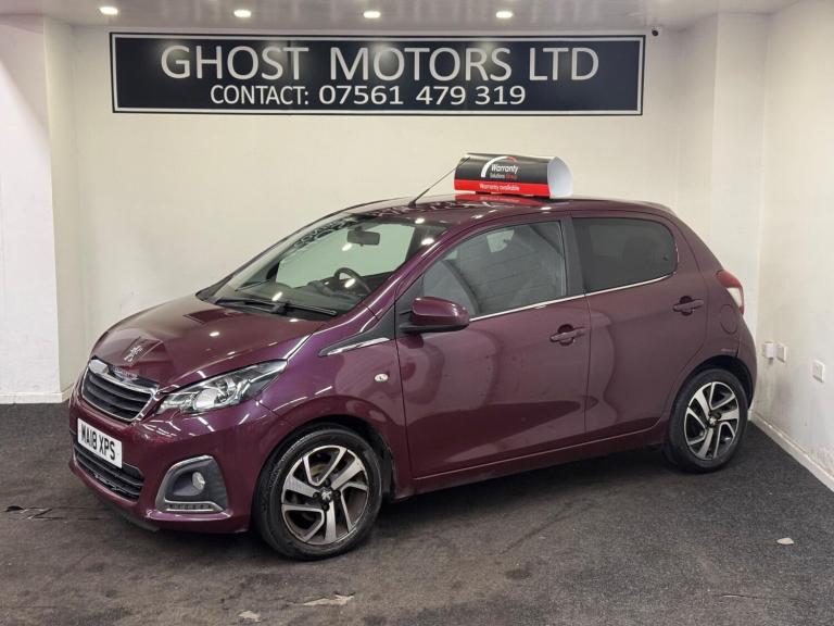 2018 Peugeot 108 1.2 PureTech Allure Euro 6 5dr HATCHBACK Petrol Manual