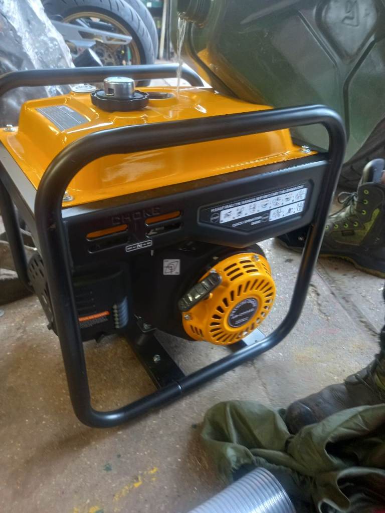 Yellow Portable Generator – Good Condition