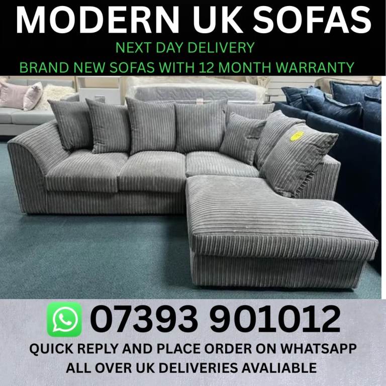 New design corner sofa here