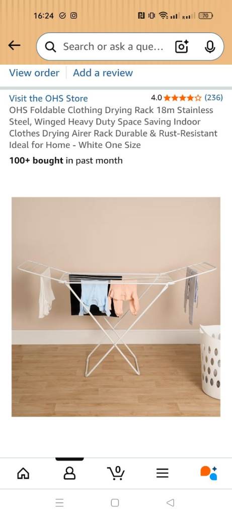Brand new Clothes drying rack 