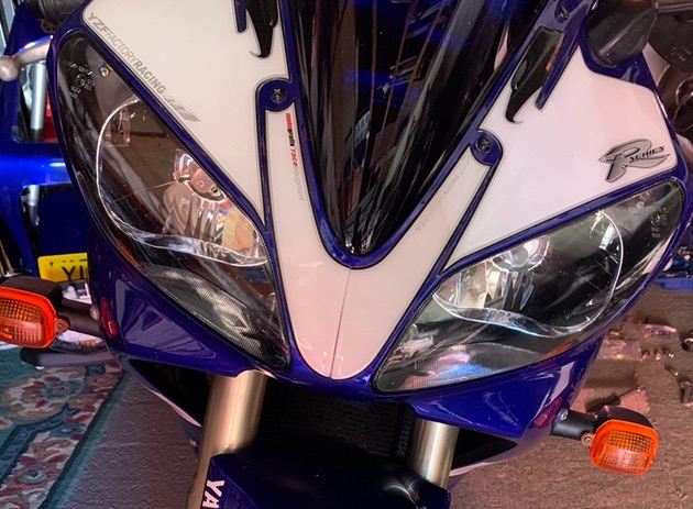 Yamaha r1 5jj headlight 