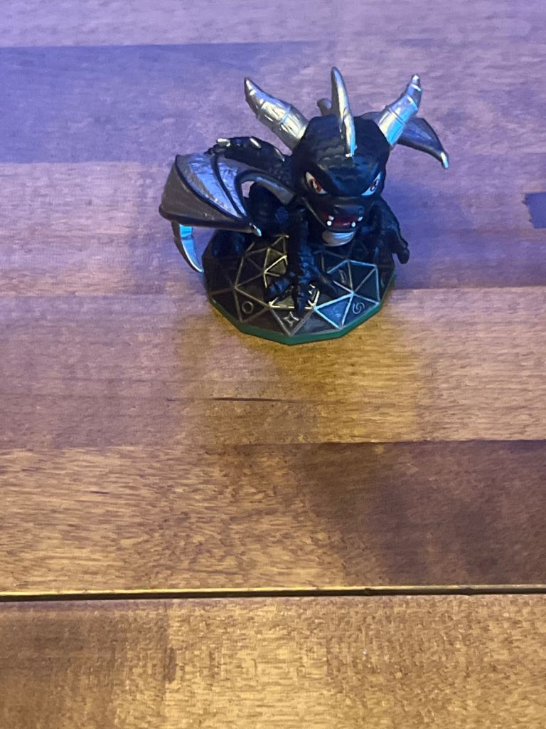 Skylanders Black Dragon Figure – Good Condition