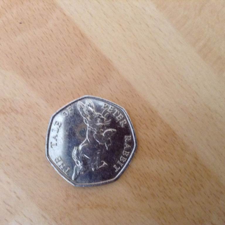 A 2017 Beatrix Potters The Tale of Peter Rabbit 50p Coin