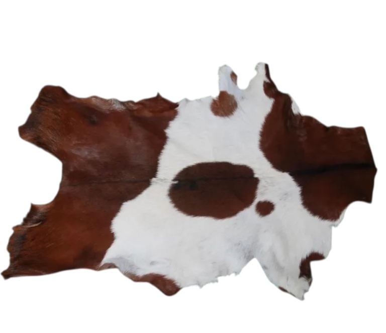 Real Goat hide rug goat hair on leather rug