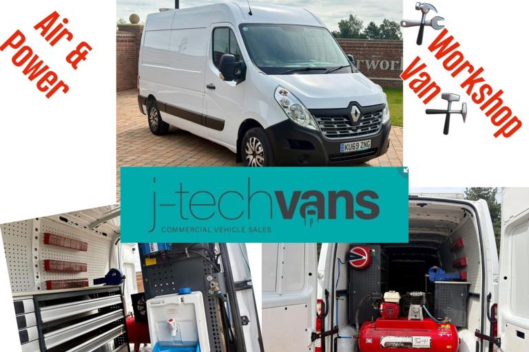 2019 Renault Master / Vauxhall Movano L2 H2 Mwb Van **HGV / Plant / Agricultural Fitters Van** PA...