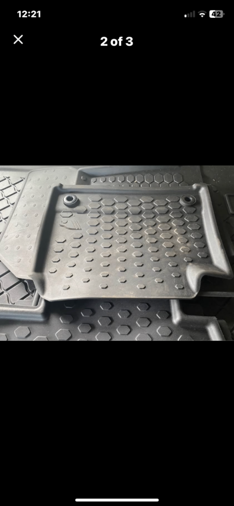 2025 EV Vauxhall combo MPV rubber mats and boot liner