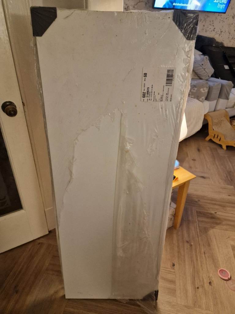 White matt worktop