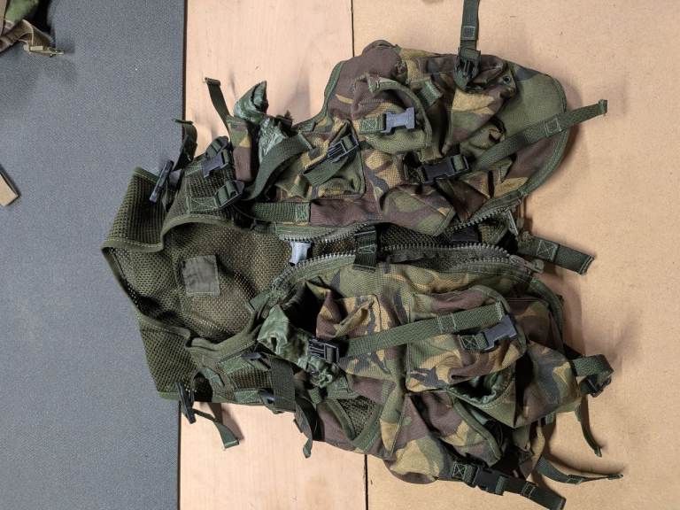 DPM Camouflage Chest Rig – Good Condition, Airsoft Ready