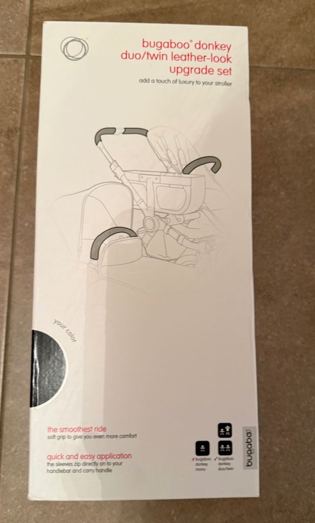 Bugaboo donkey duo / twin leather look upgrade set bumpers