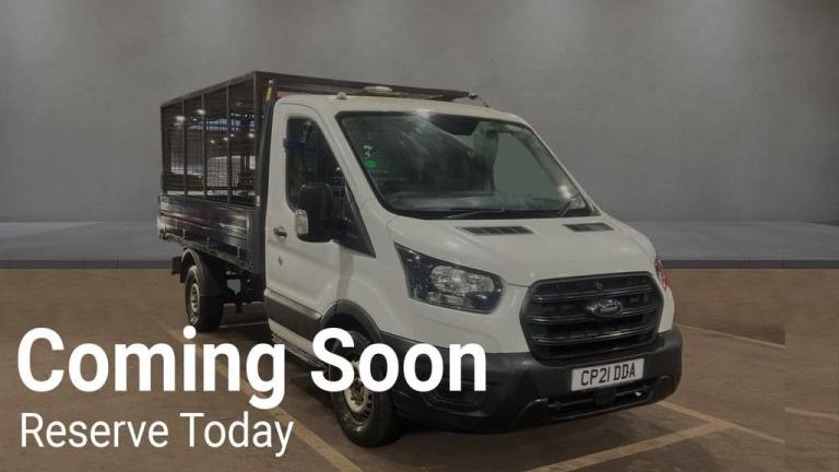 2021 Ford Transit 2.0 350 EcoBlue Leader C/Cab 2dr TIPPER CAGED BODY L2 Euro 6 (s/s) (130 ps) TIP...
