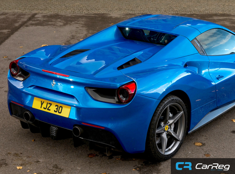 Number plate   YJZ 30