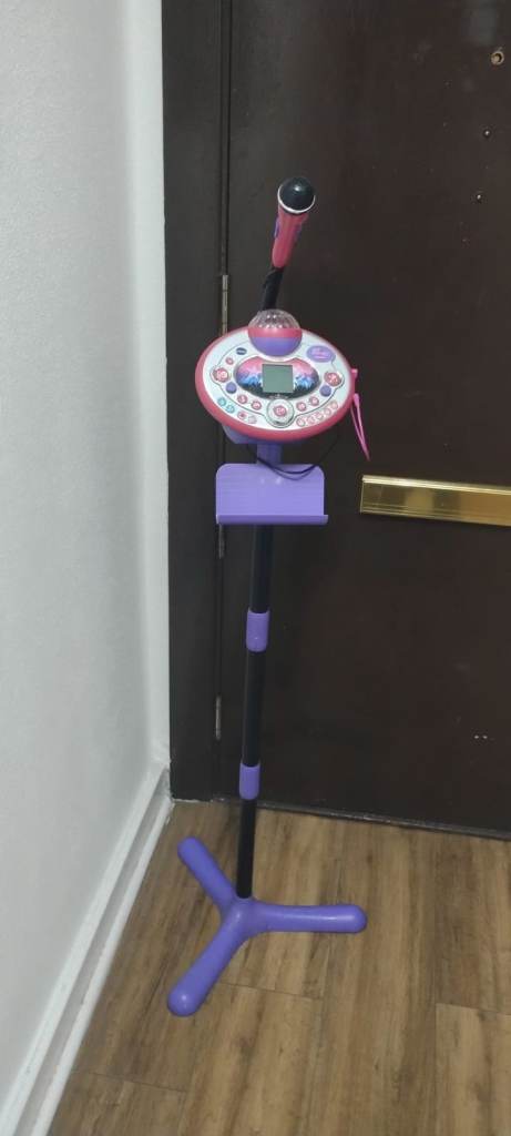 Girls Vtech music dj mic with screen and dj lights 