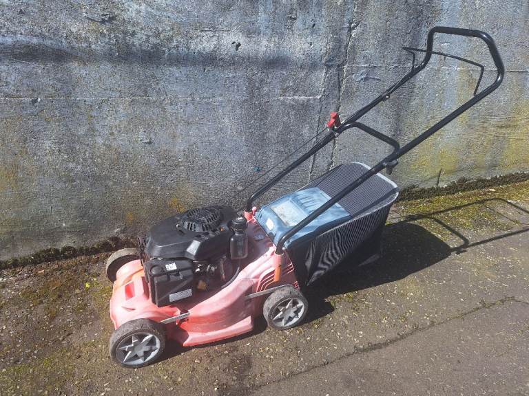 Petrol Lawn Mower with Grass Box – Fair Condition