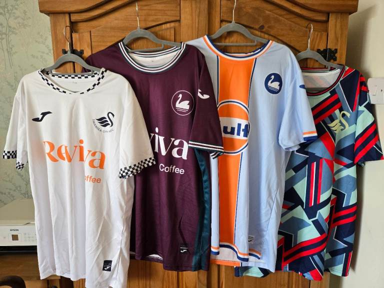 Swansea city t shirts