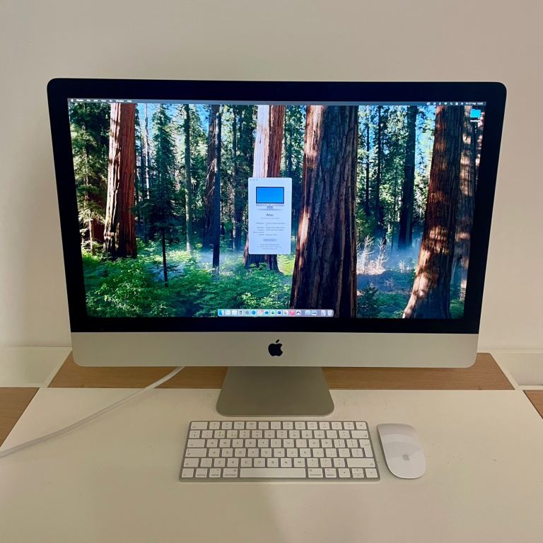 Apple iMac 27-inch Retina 5K 2019 6-Core I5 3.1GHz 575X 4GB RAM 64GB Storage 1TB