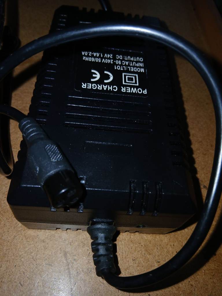 image for Mobility electric wheelchair scooter 3 pin hole 24 volts charger 