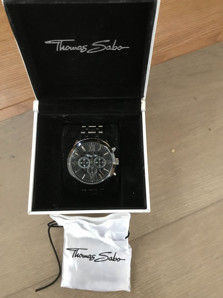 GENTS WATCH - THOMAS SABO REBEL STILL HAVE ORIGINAL BOX ANDPROOF OF PURCHASE.