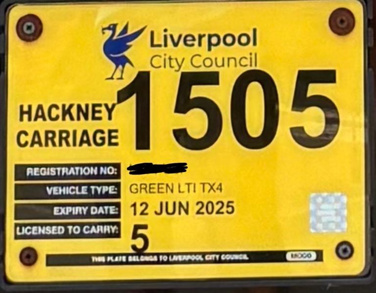 Hackney plate liverpool