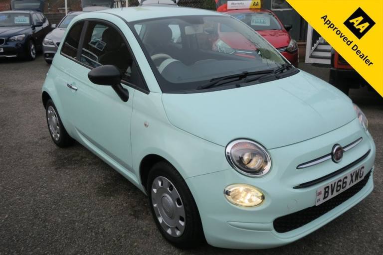 2016 Fiat 500 1.2 Pop Hatchback 3dr Petrol Manual Euro 6 (s/s) (69 bhp) SERVICE HISTORY Hatchback...