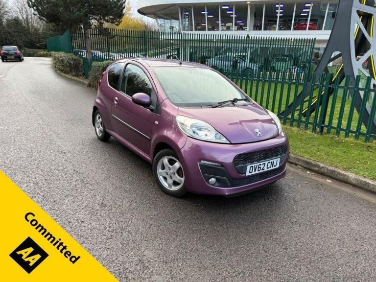 2013 62 PEUGEOT 107 1.0 12V ALLURE HATCHBACK 3DR PETROL MANUAL EURO 5 (68 PS)**I