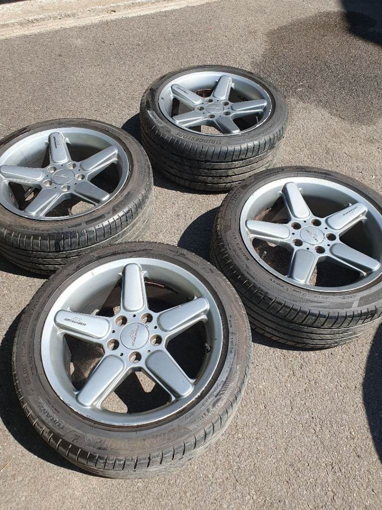 Ac Shnitzer alloys with Bridgstone tyres