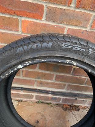 part worn tyre  - 245/40ZR18 97Y  Make - AVON ZZ3