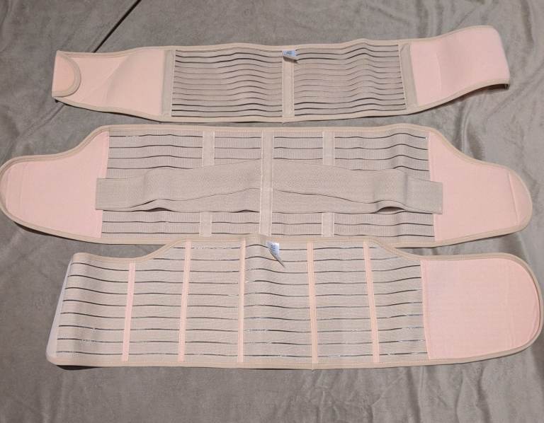 Postpartum Belly Wrap / Support Band – Beige, As Good As New