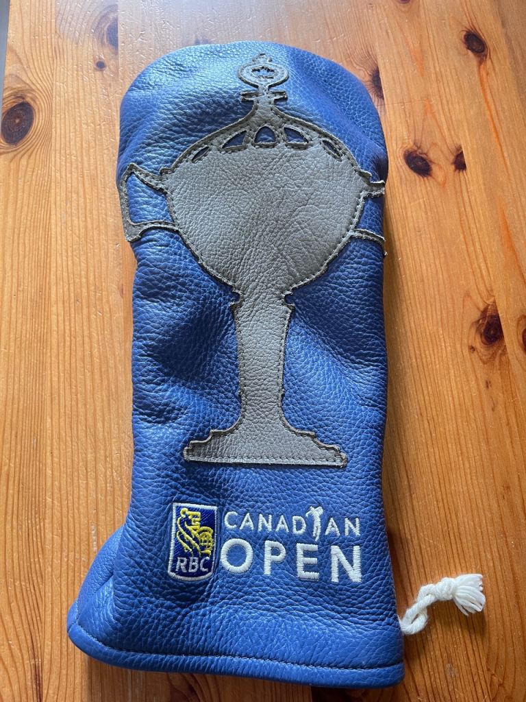 Canadian Open Golf Club Head Cover – Blue Leather
