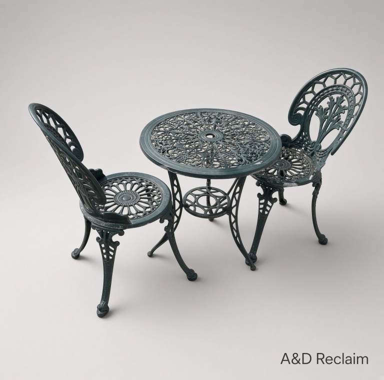 Secondhand Garden Bistro Set – Table and 2 Chairs