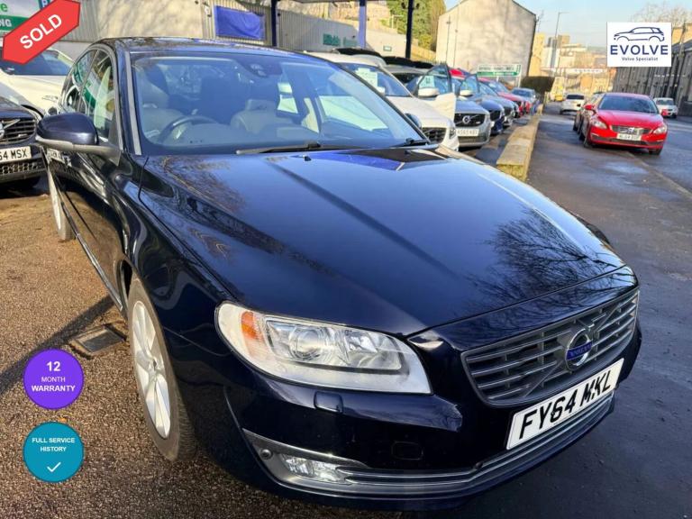 2014 Volvo S80 2.0 D4 SE Lux Saloon 4dr Diesel Geartronic Euro 6 (s/s) (181 ps) Saloon Diesel Aut...