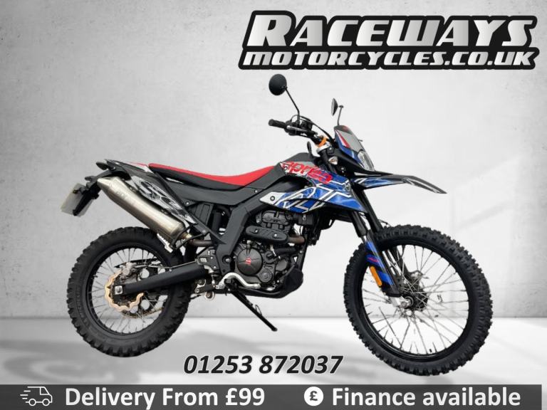 APRILIA RX 125 SILVER 2022 22 REG 10,827 MILES, USED 125CC MOTORCYCLE