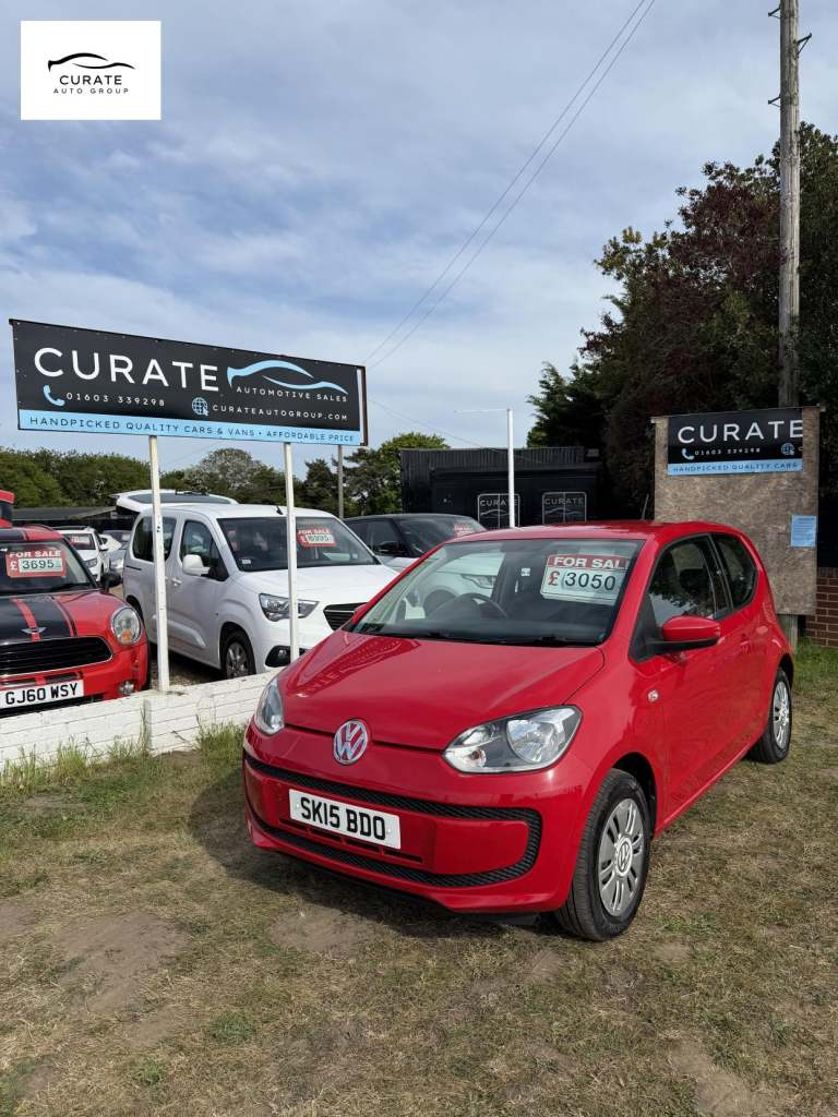 2015 Volkswagen up! 1.0 Move up! Hatchback 3dr Petrol Manual Euro 5 (60 ps) Hatchback Petrol Manual