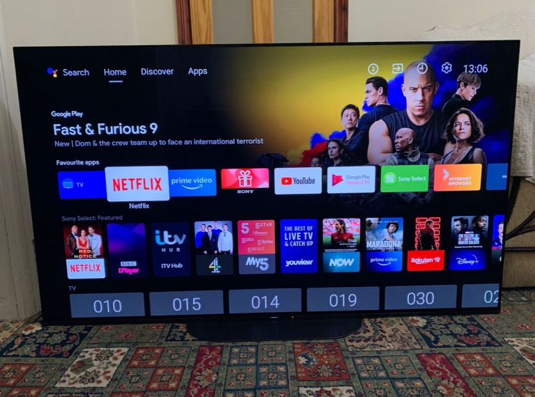 SONY BRAVIA KD48A9BU 48 Inch Smart 4K Android Ultra HD HDR OLED TV with Google Assistant