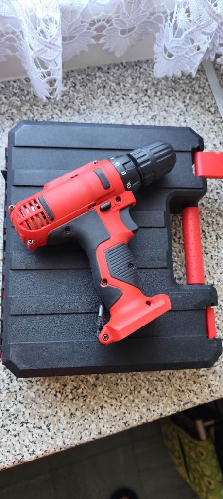 Cordless drill and Screwdriver 21V 2.4Ah lithium-ion battery