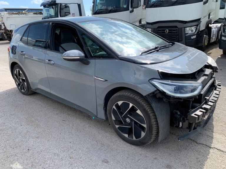 2022 VOLKSWAGEN ID3 FAMILY 204 PRO PERFORMACE 58KWH DAMAGED SALVAGE