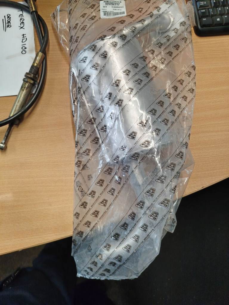 Jcb exhaust silencer