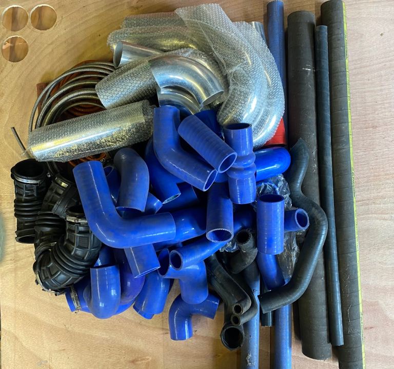 Job lot of Silicon Hoses and Intercooler piping and More.