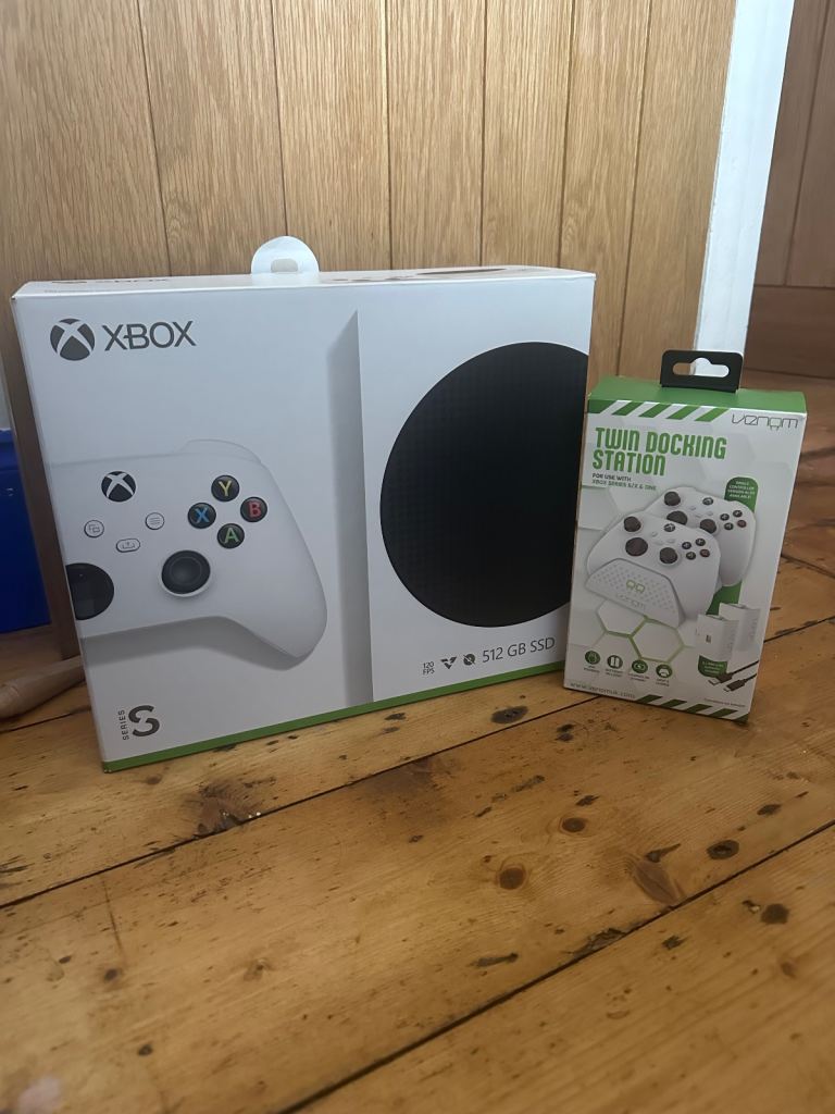 Xbox Series S with Controller and Charging Dock