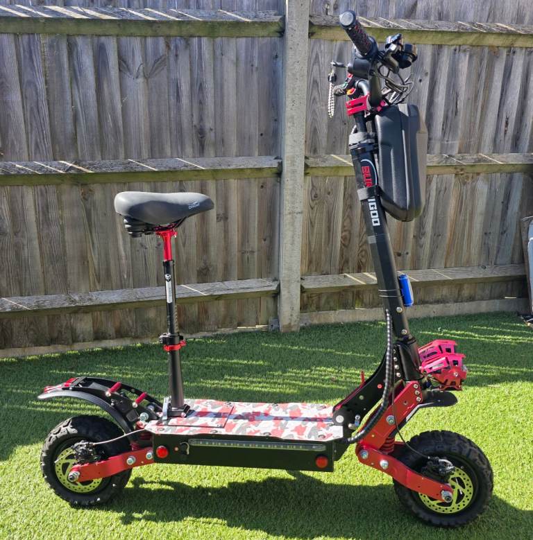 SUNNIGOO X7 Dual Motor Electric Scooter| 1800W Motor 48V 21Ah Battery 80Km Range