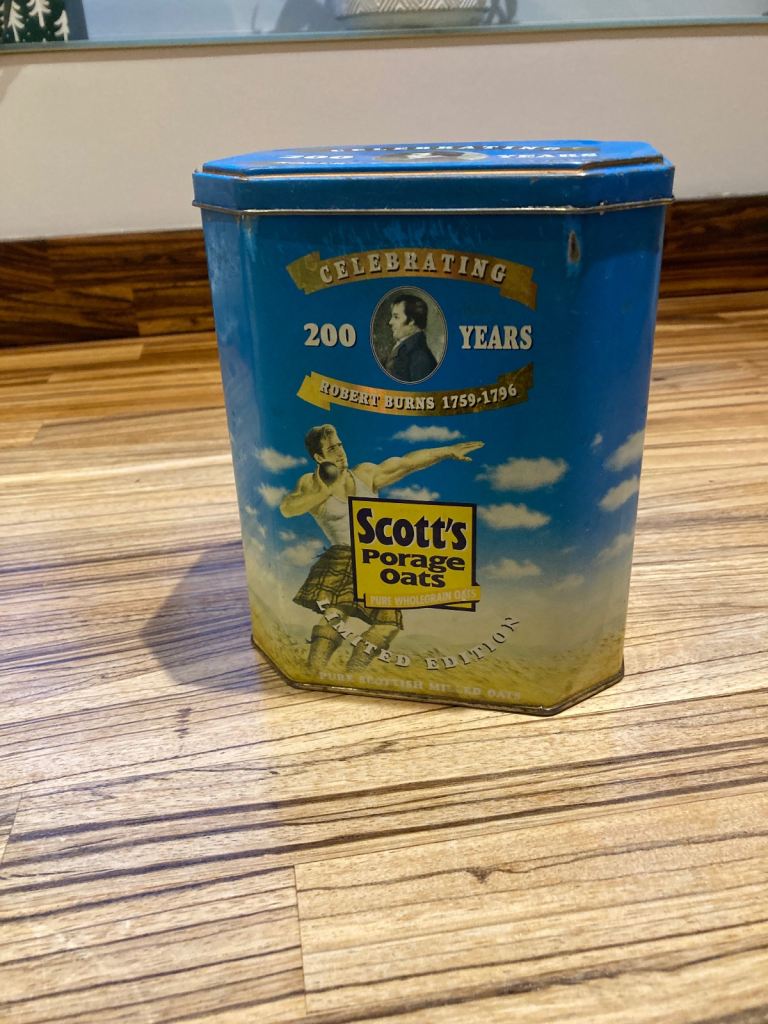 Vintage Scott’s Porridge Oats Tin