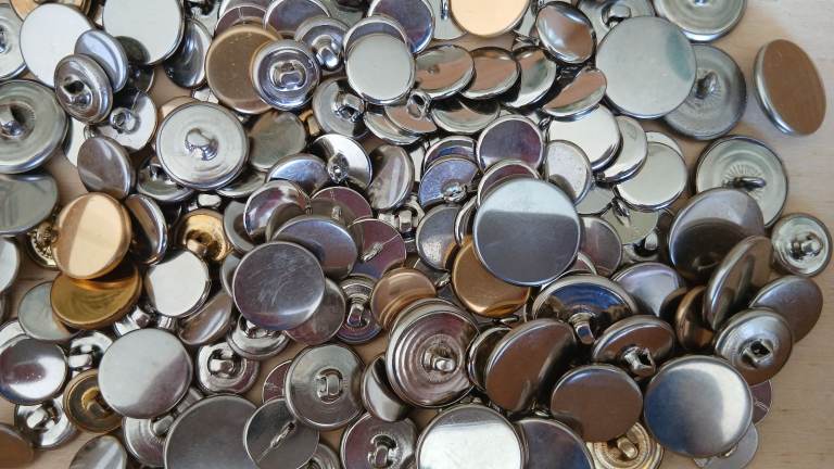 Buttons Metal Blazer assorted bag of 190 Sewing, Scrap-booking, Crafts, Button Art collage
