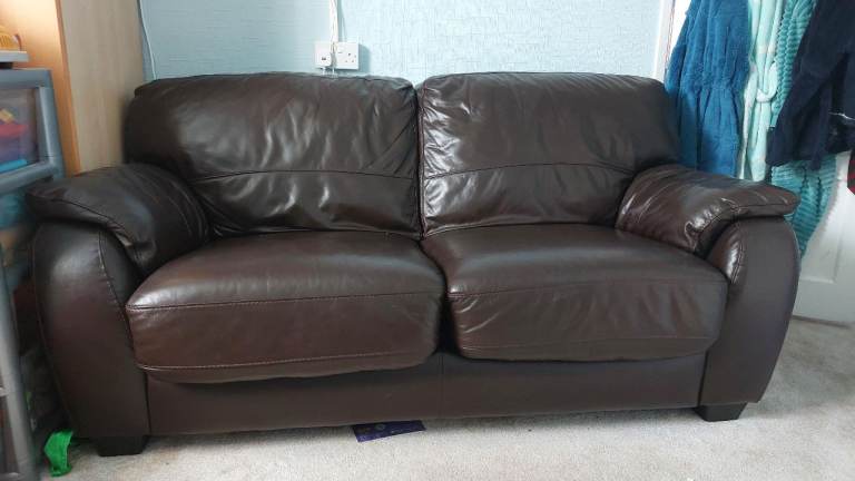 Partial Leather Sofa Bed