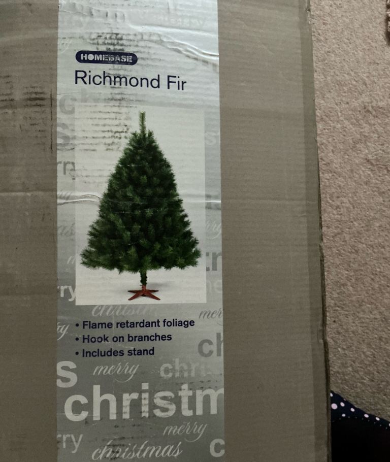 210cm Homebase Christmas tree.