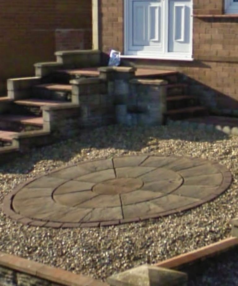 (Free) Circle paving slab set 